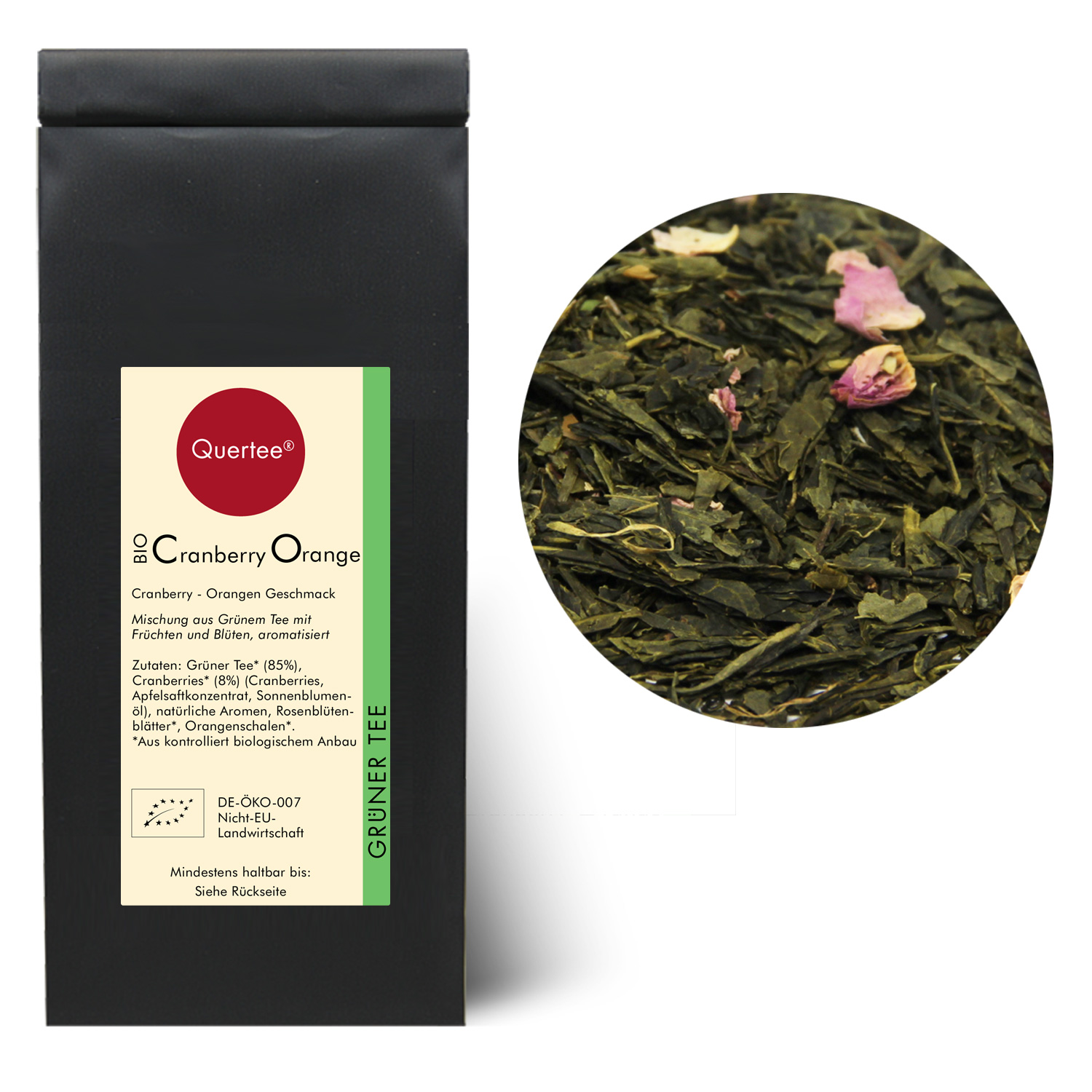 Bio Sencha "Cranberry Orange"- Grüner Tee mit Cranberry-Ora…