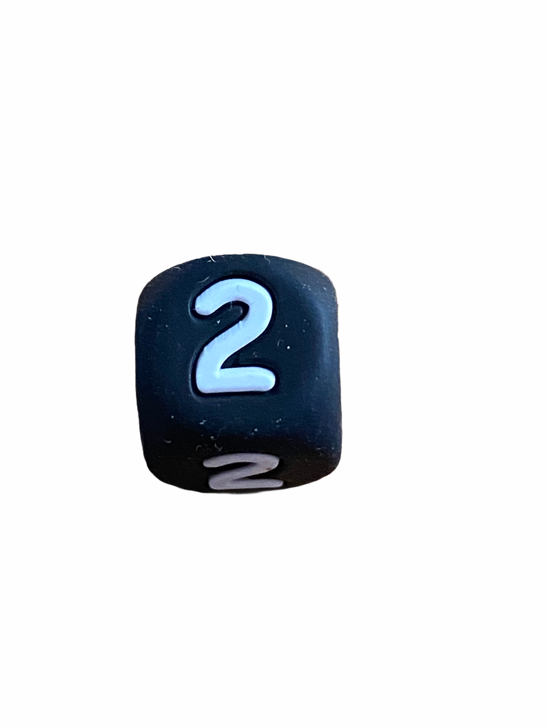 Silikon Zahlenperle - 10mm