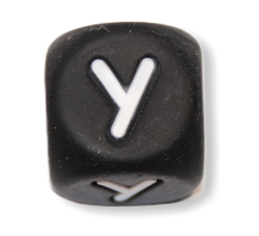 Silikonbuchstaben SCHWARZ 12 mm