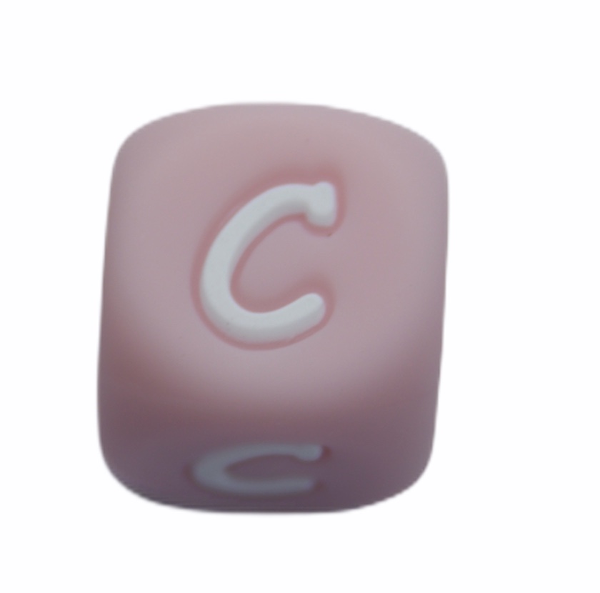 Silikonbuchstaben QUARTZ PINK 12 mm