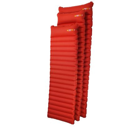 Warmpeace Inflatable Pad Stratus Lite Regular / Rot