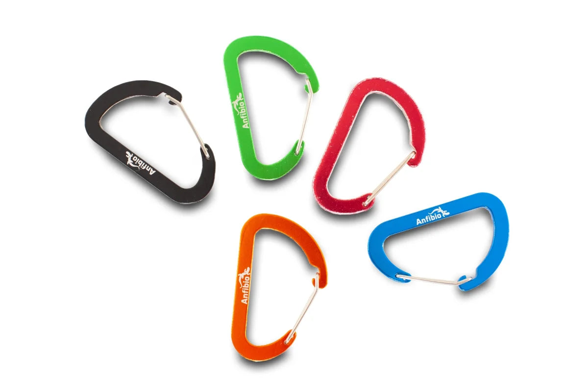 Anfibio Packraft Karabiner 73mm grün / 1 Stück