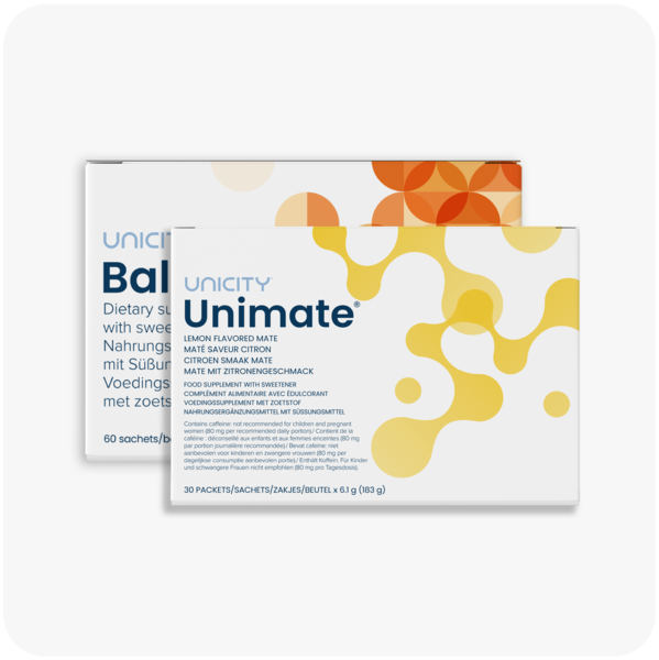 Unicity Feel Great Kombipackung Balance 60 Sachets und Unim…